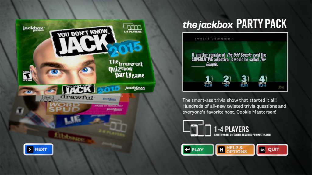 The Jackbox Party Pack EU XBOX One Clé thumbnail 3