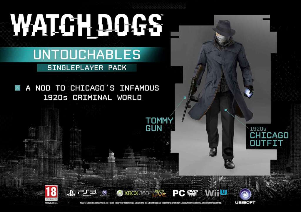 Watch Dogs - Untouchables, Club Justice and Cyberpunk Packs DLC EU PC Ubisoft Connect CD Key thumbnail 2