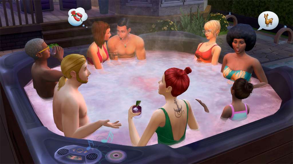 The Sims 4 Bundle: Spa Day + Perfect Patio Stuff + Luxury Party Expansion Pack PC EA App CD Key thumbnail 2