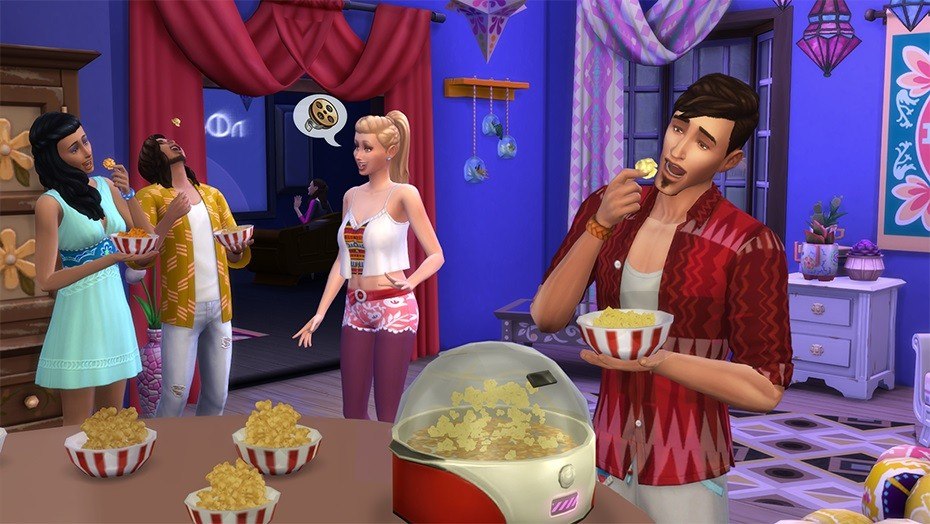 The Sims 4 - Movie Hangout Stuff DLC NA XBOX One Clé thumbnail 5