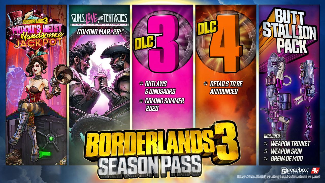 Borderlands 3 - Season Pass DLC EU Epic Games CD Key thumbnail 2