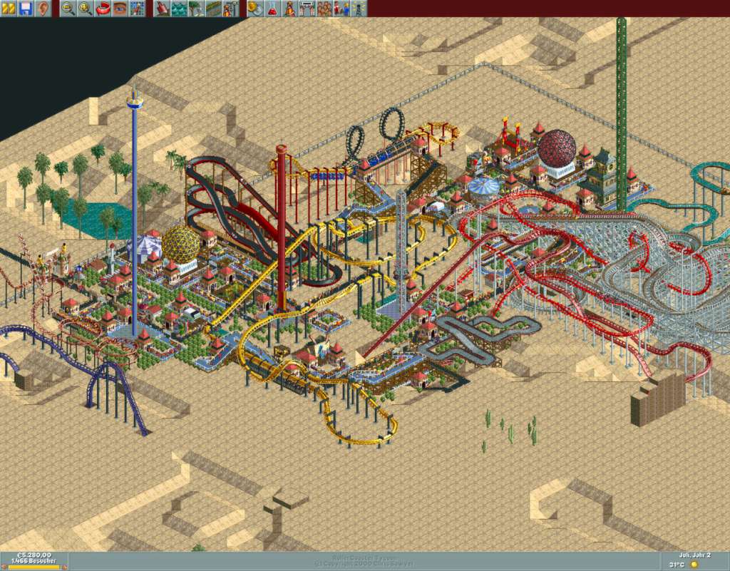 RollerCoaster Tycoon Deluxe GOG CD Key thumbnail 3