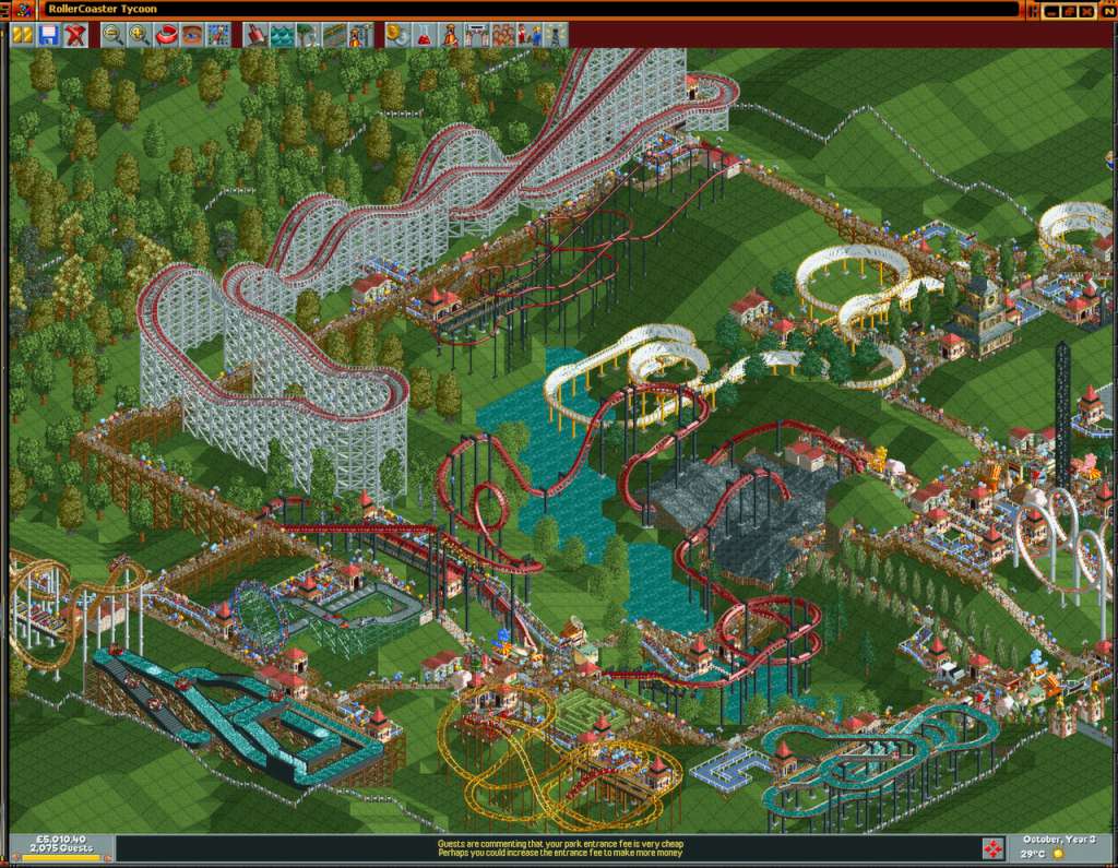 RollerCoaster Tycoon Deluxe GOG CD Key thumbnail 6