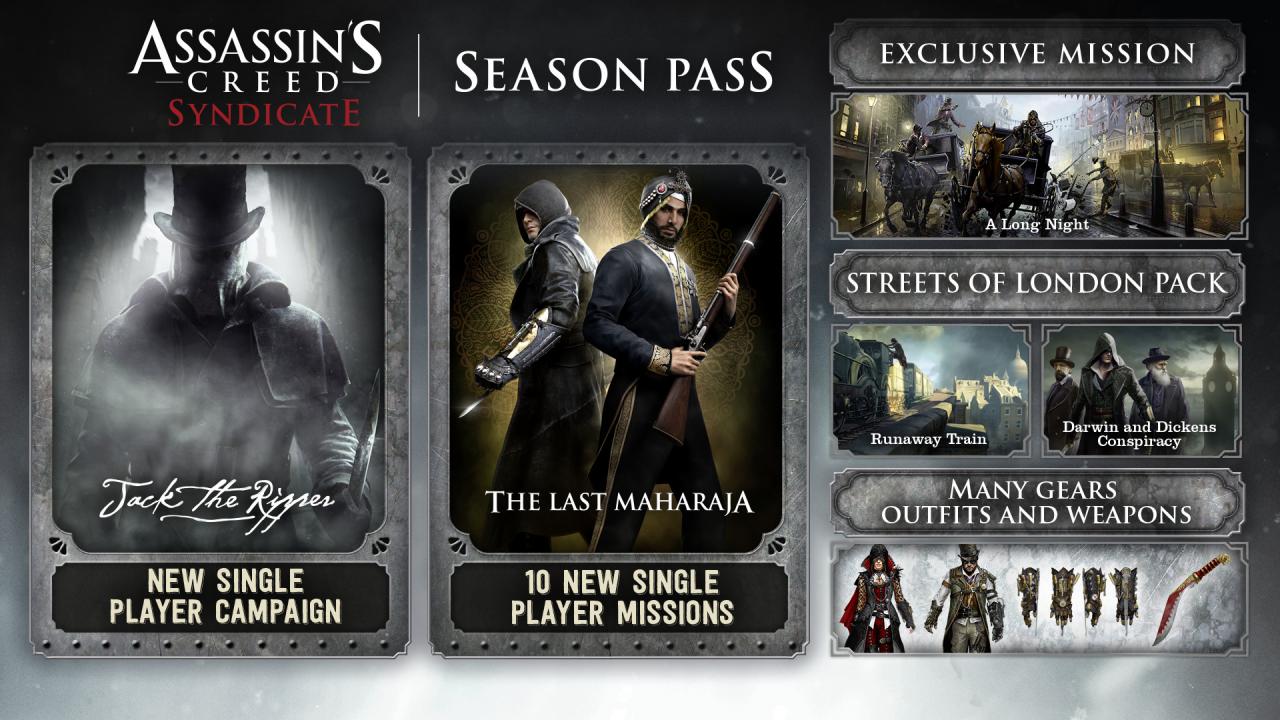 Assassin's Creed Syndicate - Season Pass DLC EU PC Ubisoft Connect CD Key thumbnail 2