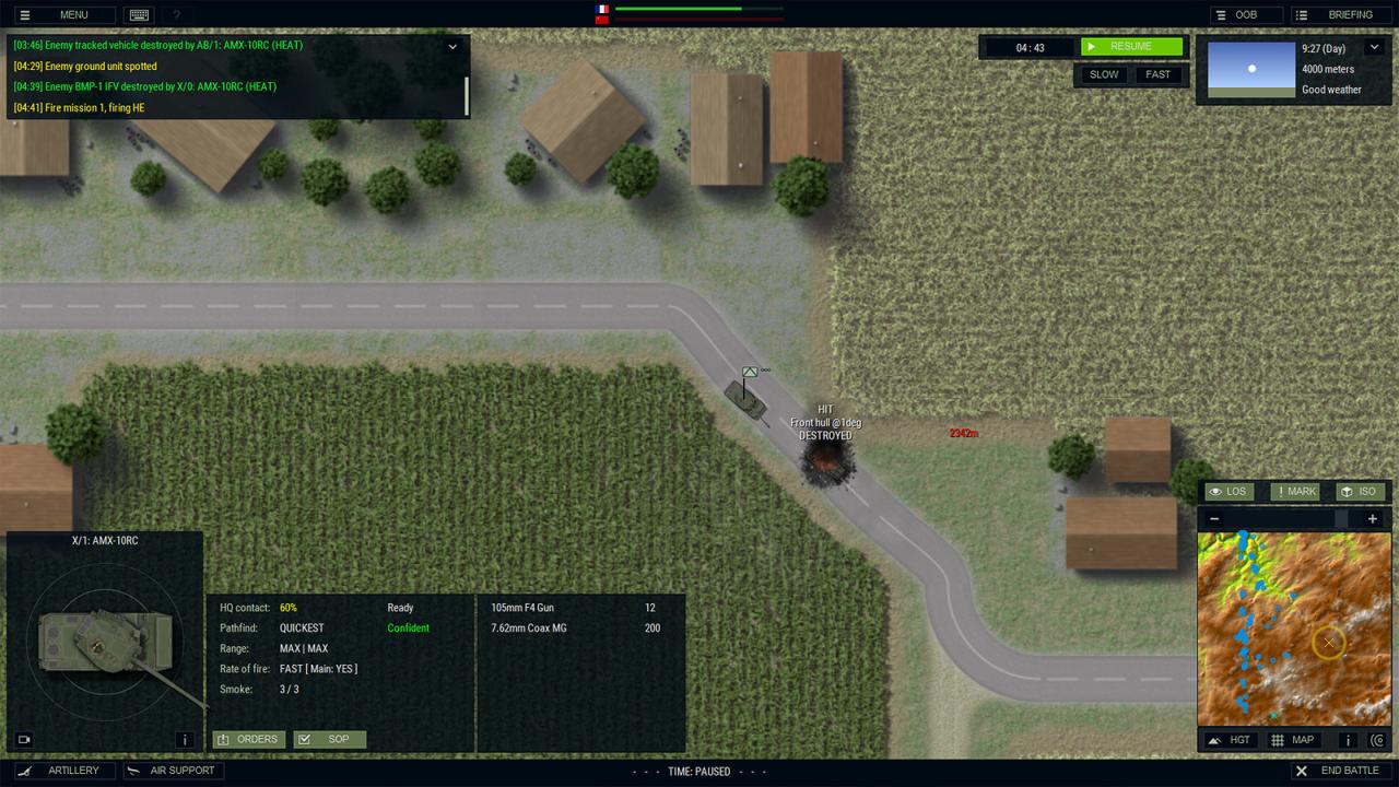 Armored Brigade - Nation Pack: France - Belgium DLC Steam CD Key thumbnail 4
