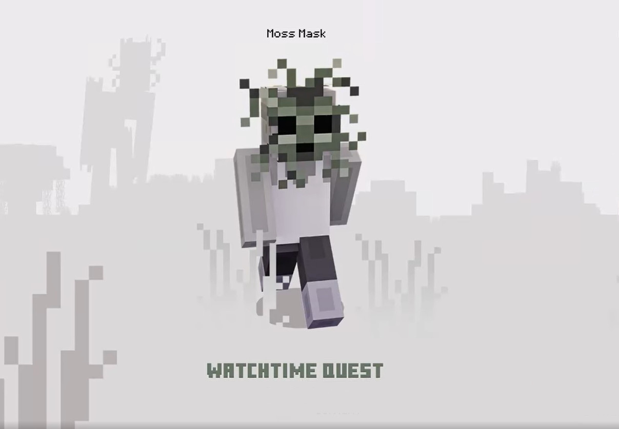 Minecraft - Moss Mask DLC XBOX One / Xbox Series X|S / PC Clé thumbnail 2