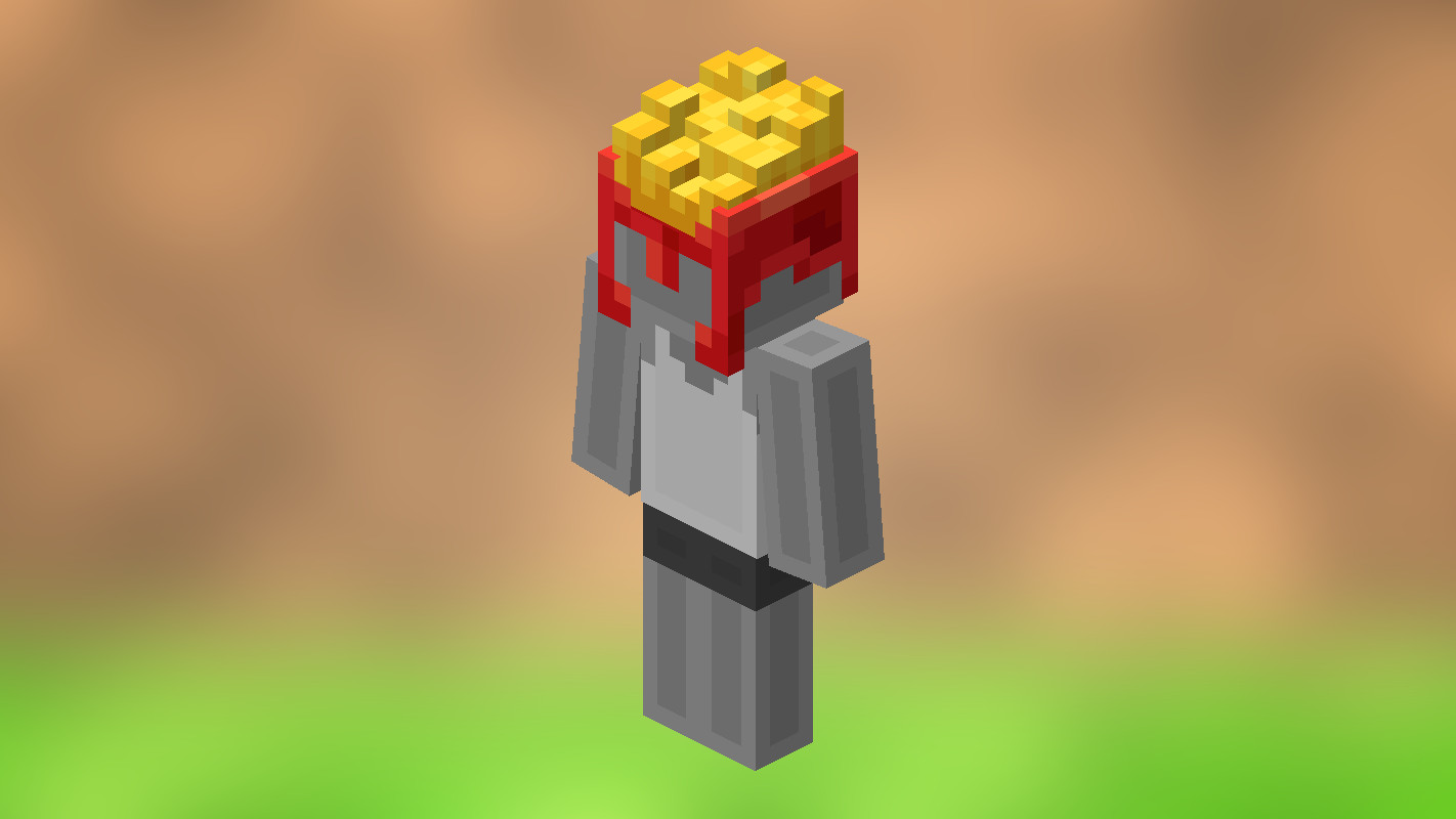 Minecraft - Fry Helmet Skin DLC XBOX One / Xbox Series X|S / PC Clé thumbnail 2