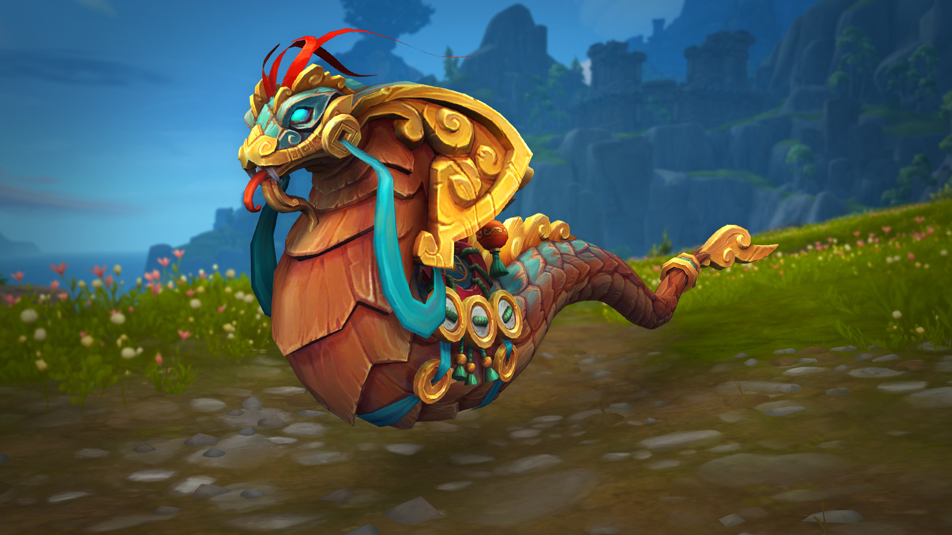 World of Warcraft - Timbered Sky Snake Mount DLC PC Battle.net Altergift thumbnail 2