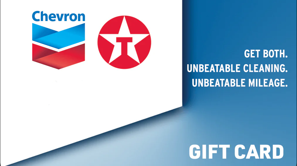 Chevron and Texaco $100 Gift Card US thumbnail 2