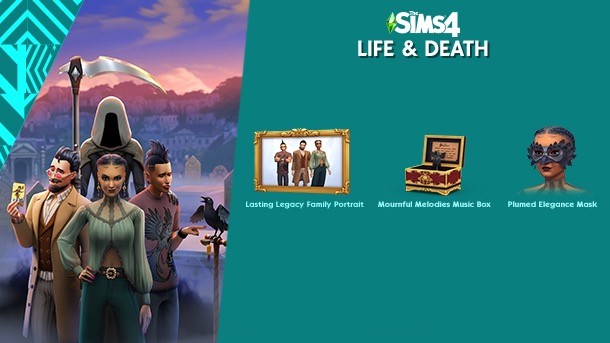 The Sims 4 - Life and Death: Pre-order Bonus DLC PC EA App CD Key thumbnail 2