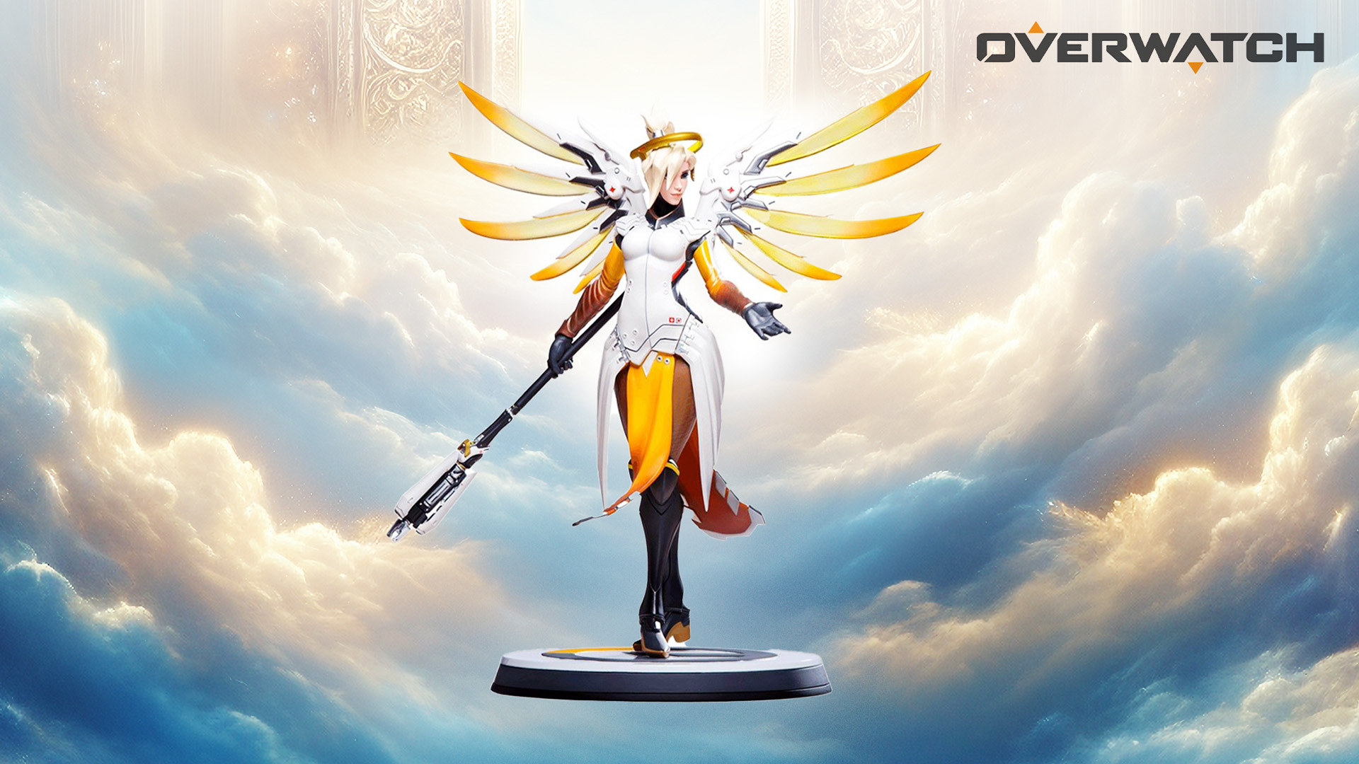 Overwatch - Mercy Statue EU Prismyx Voucher thumbnail 2