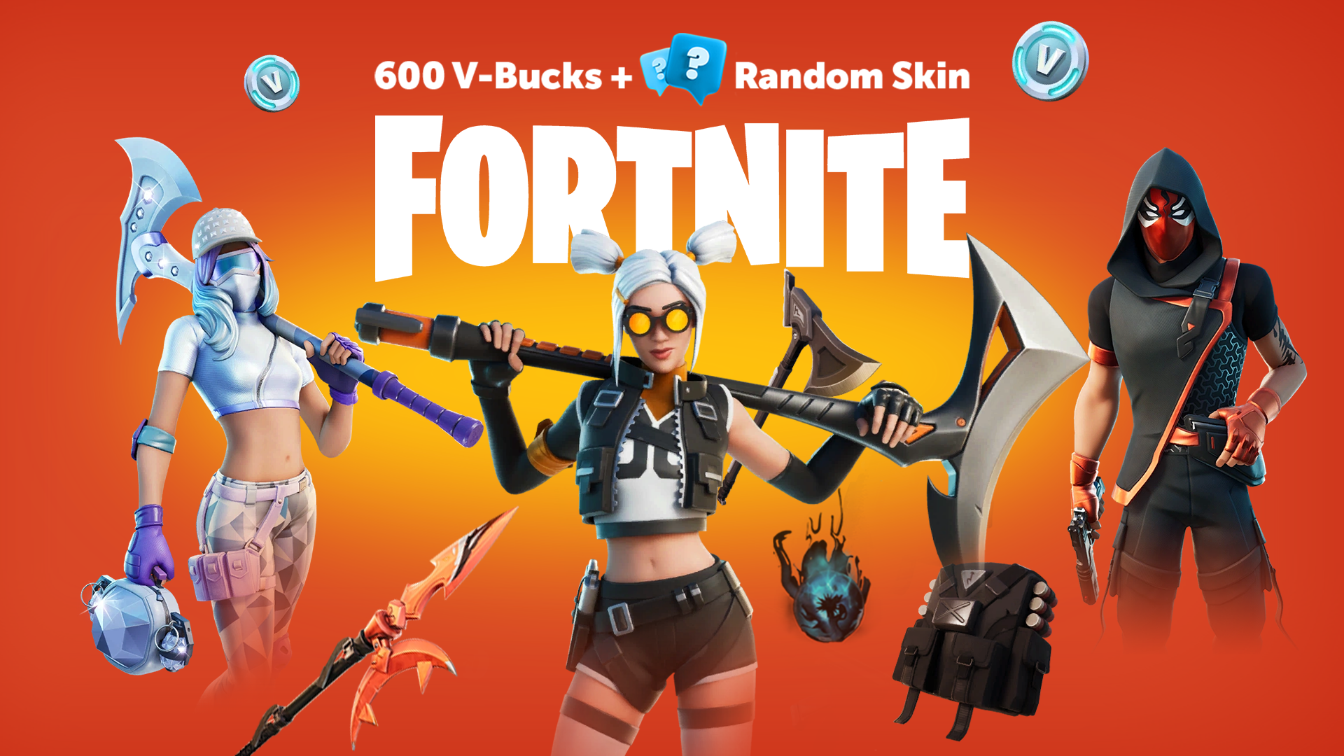 Fortnite - 600 V-Bucks + Random Skin EU XBOX One / Xbox Series X|S CD Key thumbnail 2