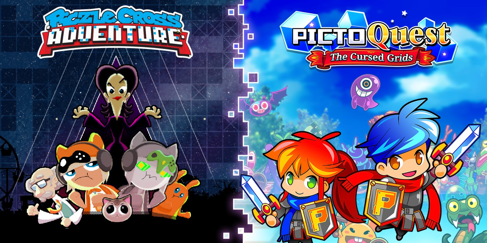 Piczle Cross Adventure + PictoQuest: The Cursed Grids EU Nintendo Switch CD Key thumbnail 2