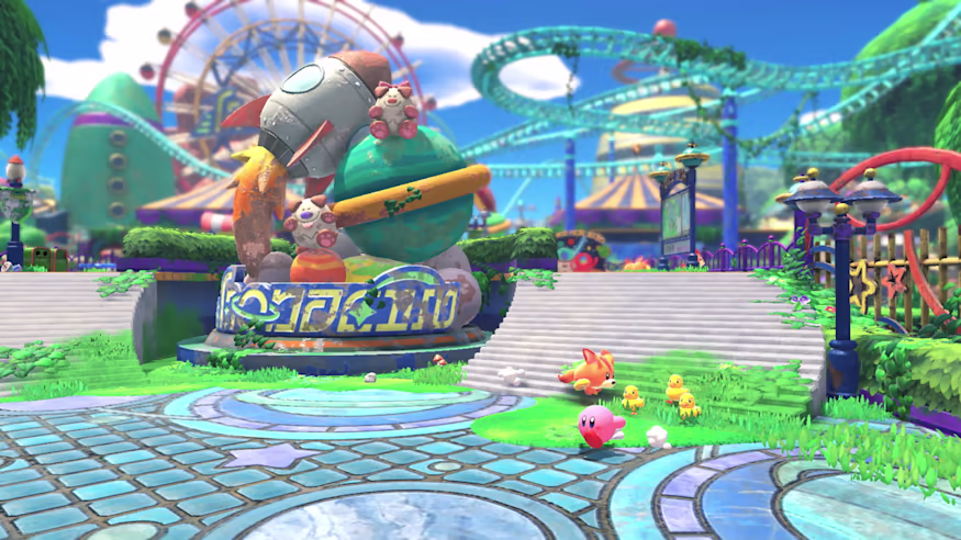 Kirby and the Forgotten Land + Star-Crossed World Nintendo Switch 2 Online Account Activation - Screenshot 7