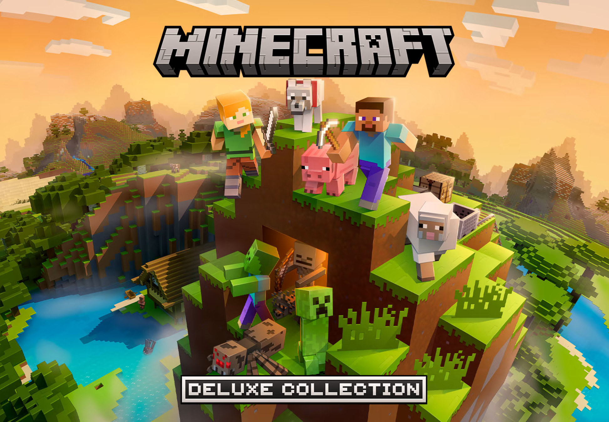 Minecraft Deluxe Collection NG XBOX One / Xbox Series X|S Clé