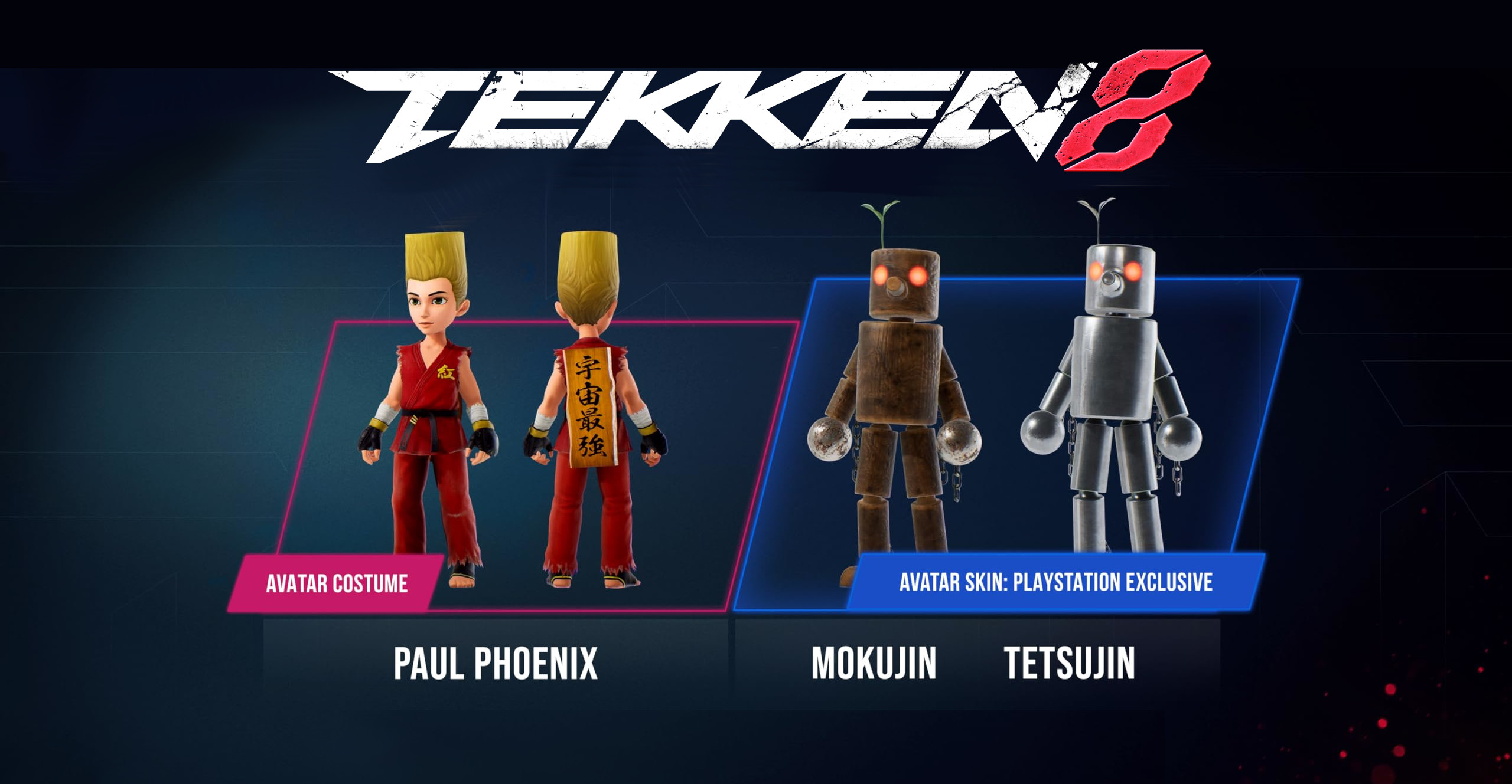 TEKKEN 8 - Pre-order Bonus: Paul Pheonix Set + Mokujin & Tetsujin Skins DLC EU PS5 CD Key thumbnail 2