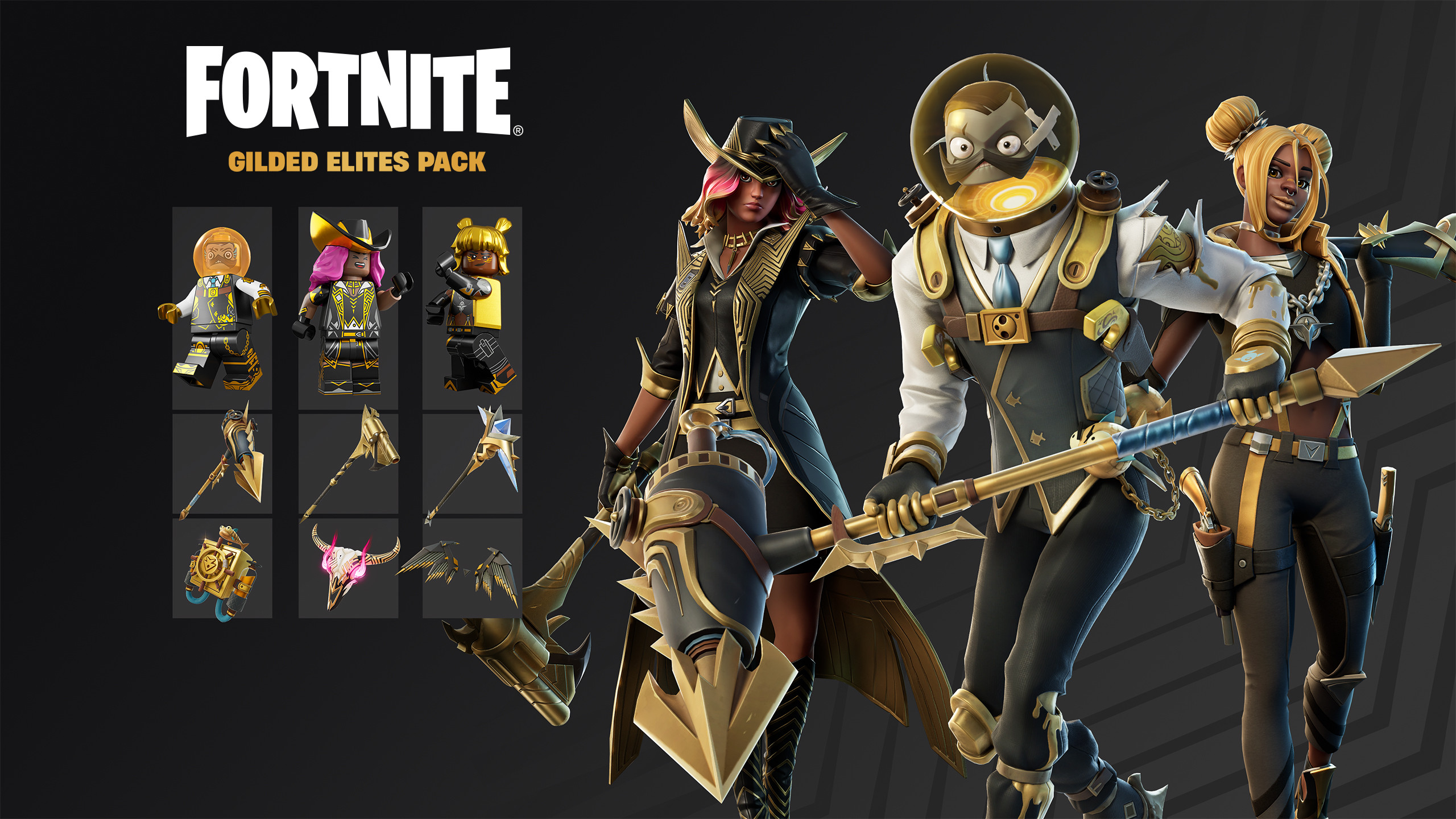 Fortnite - Gilded Elites Pack DLC CA XBOX One / Xbox Series X|S Clé thumbnail 2