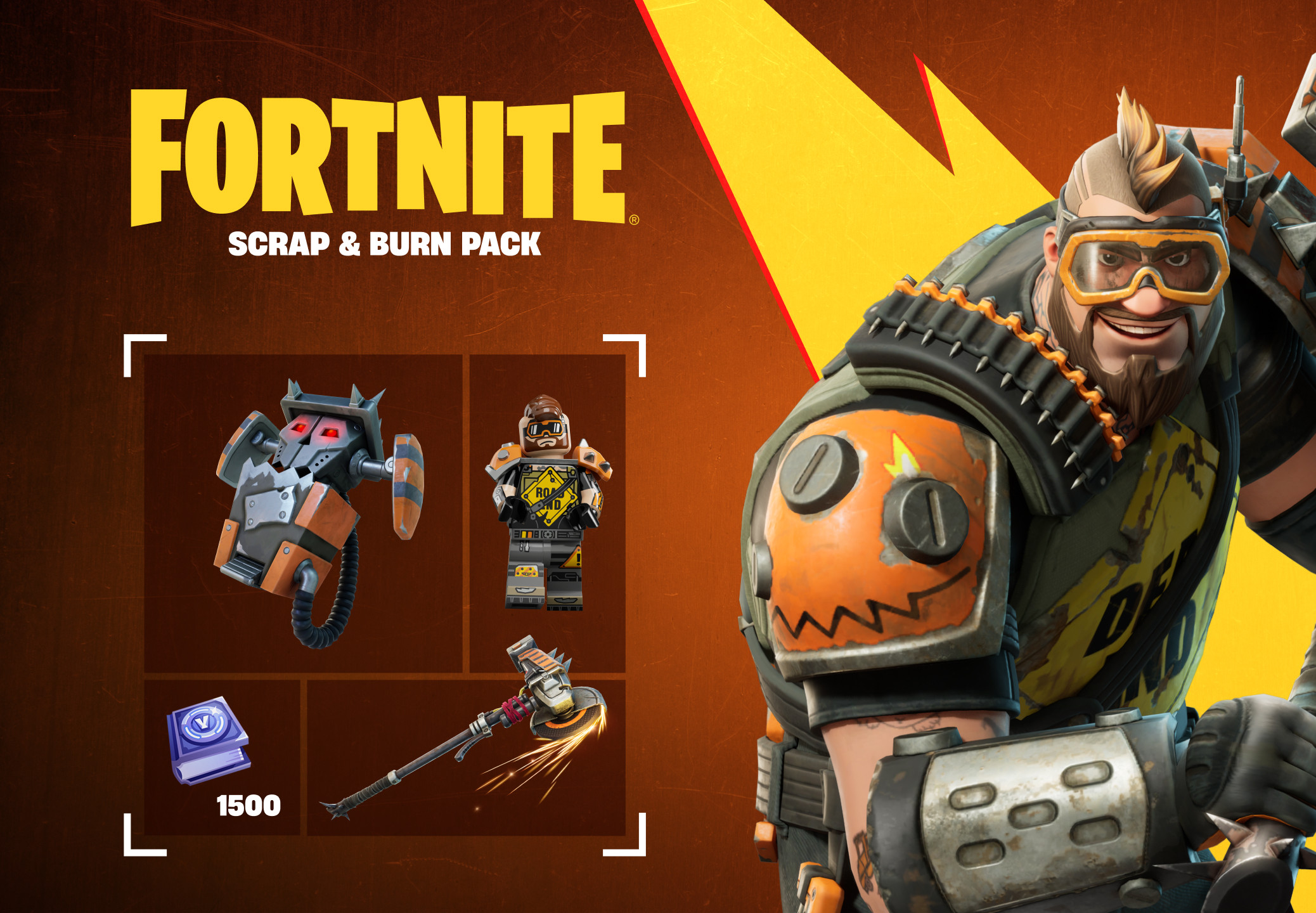 Fortnite - Scrap & Burn Pack DLC ZA XBOX One / Xbox Series X|S Clé