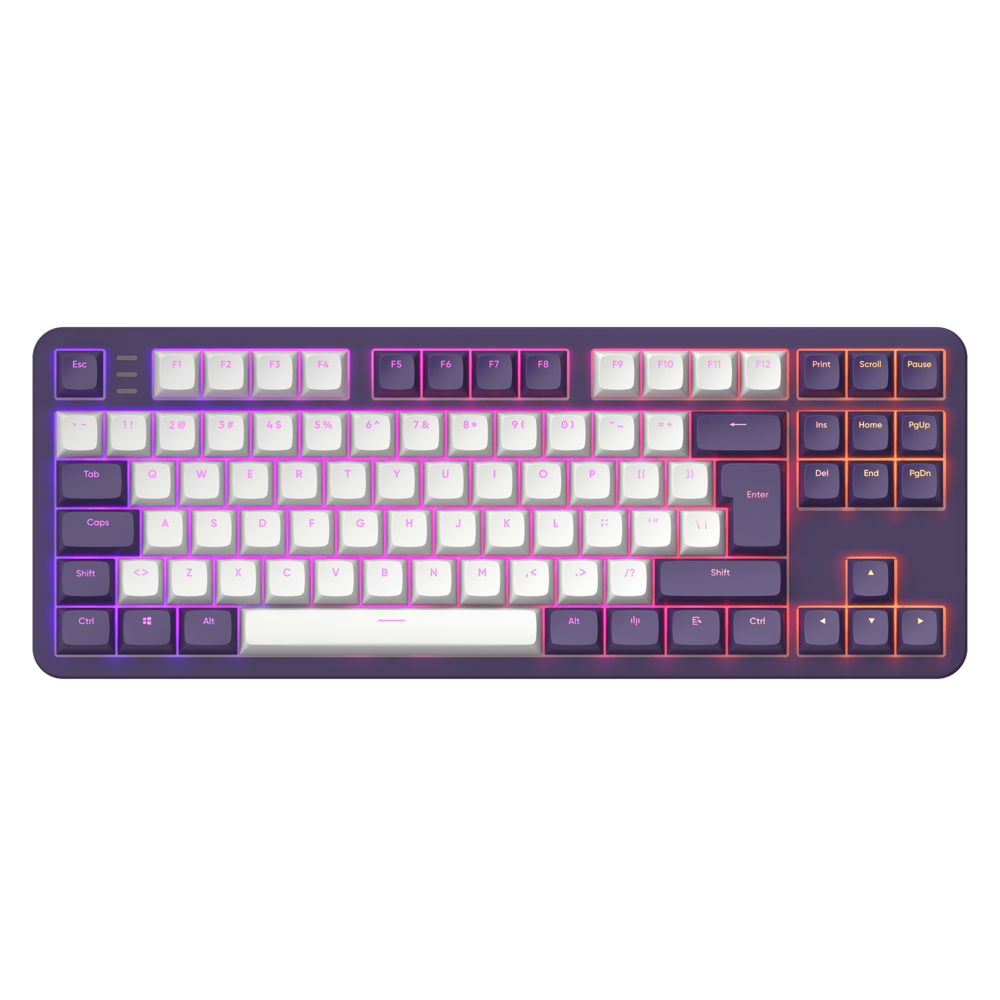 Dark Project ALU87 Violet - Mechanical Gaming Keyboard (ISO DE) EU Prismyx Voucher - Screenshot 6