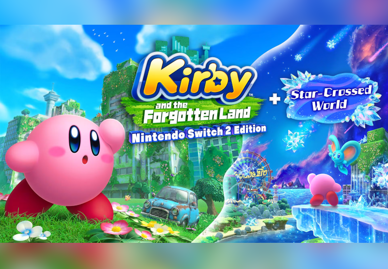 Kirby and the Forgotten Land + Star-Crossed World Nintendo Switch 2 Online Account Activation