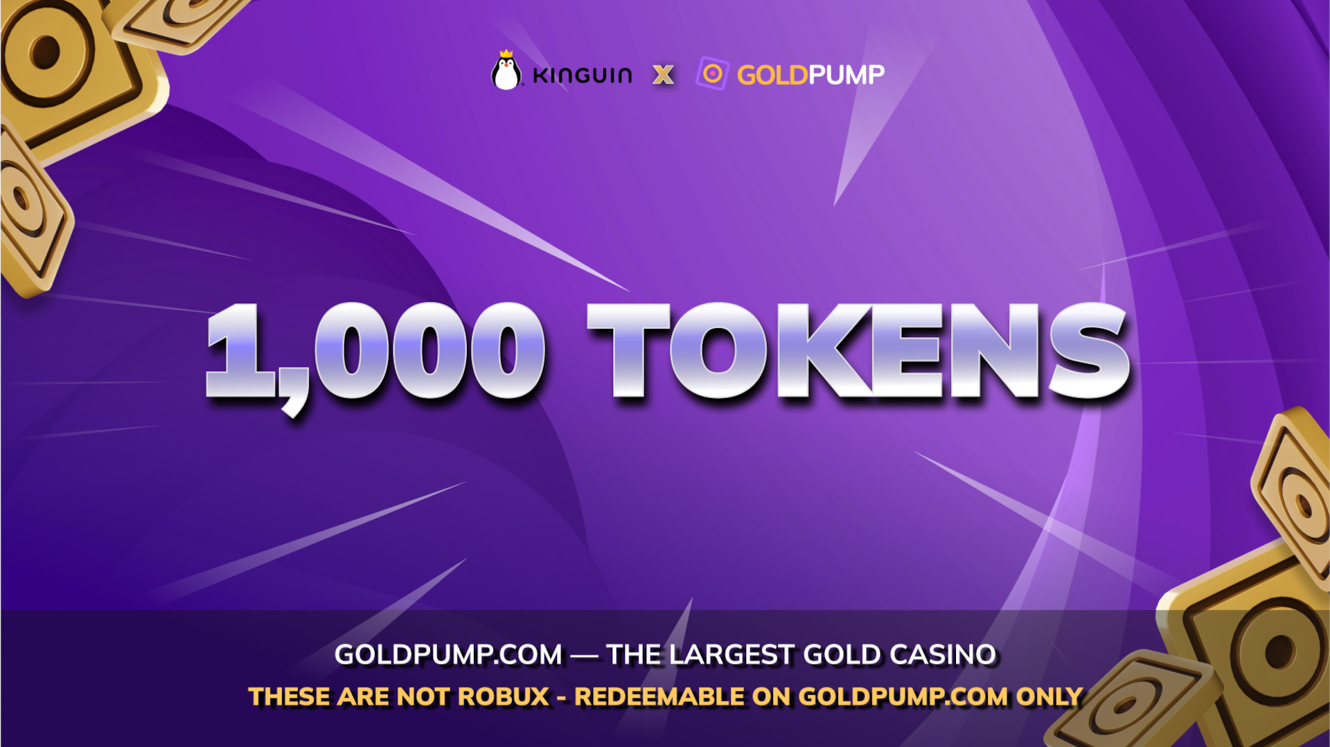 GOLDPUMP 1,000 Tokens thumbnail 2
