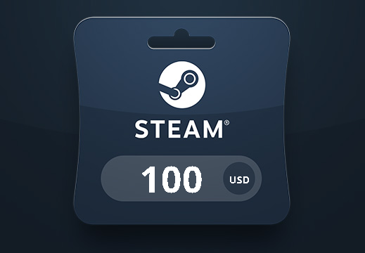 Steam Wallet USD 100 Gift Card TM