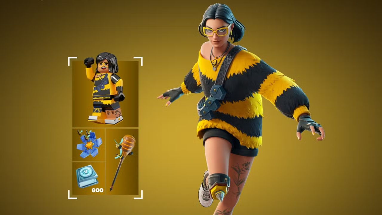 Fortnite - Bee Positive Pack DLC US XBOX One / Xbox Series X|S Clé thumbnail 2