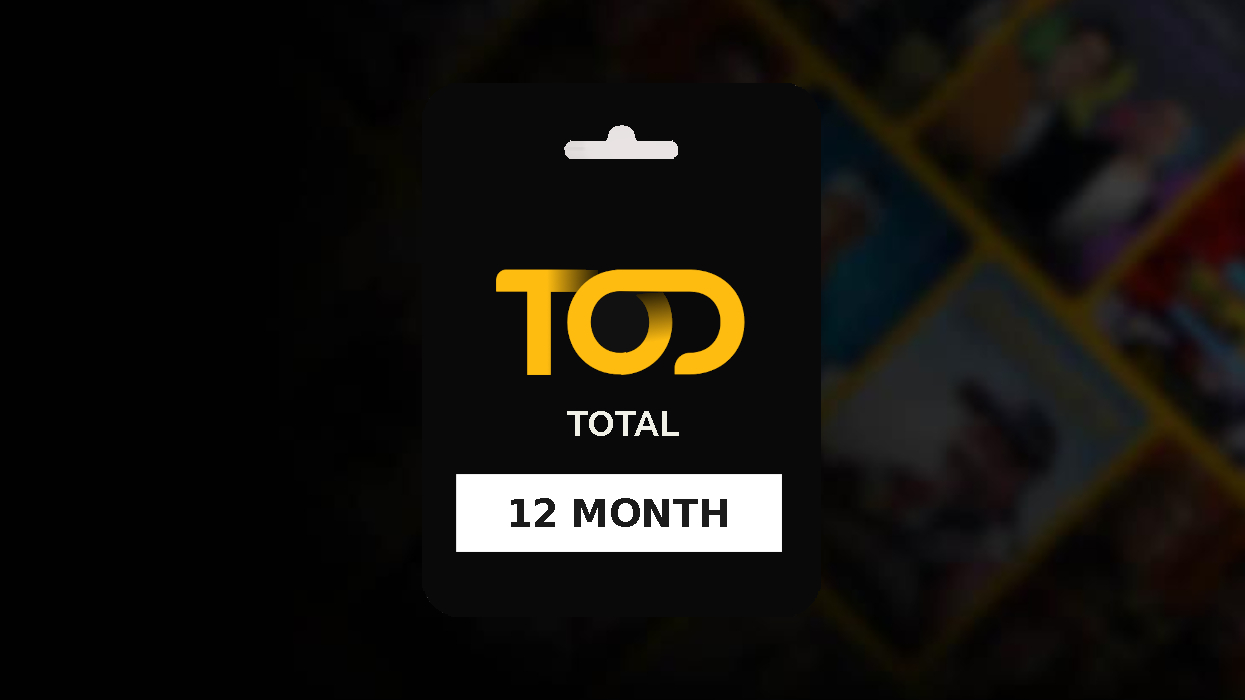 TOD TV Total 12 Month Subscription Key AE thumbnail 2
