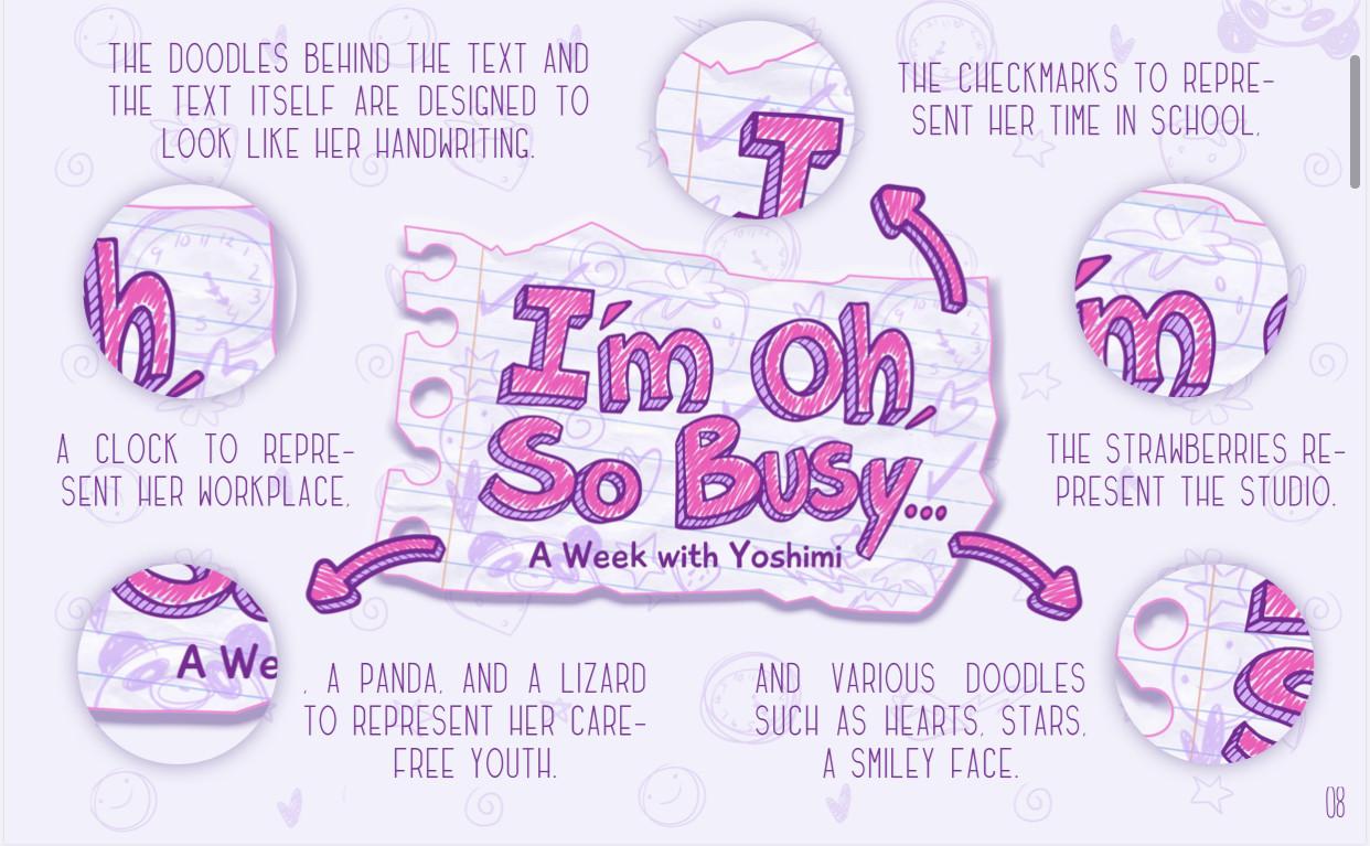 The Art of I'm Oh, So Busy - Artbook & Wallpapers DLC PC Steam CD Key thumbnail 6