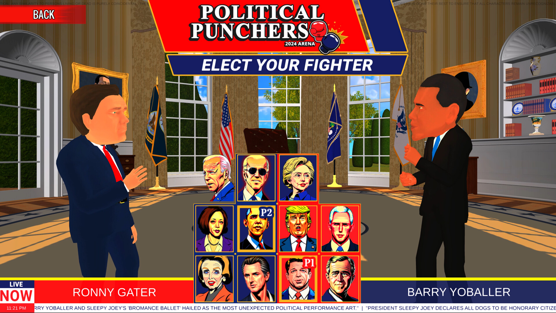 Political Punchers: 2024 Arena PC Epic Games Account - Screenshot 6