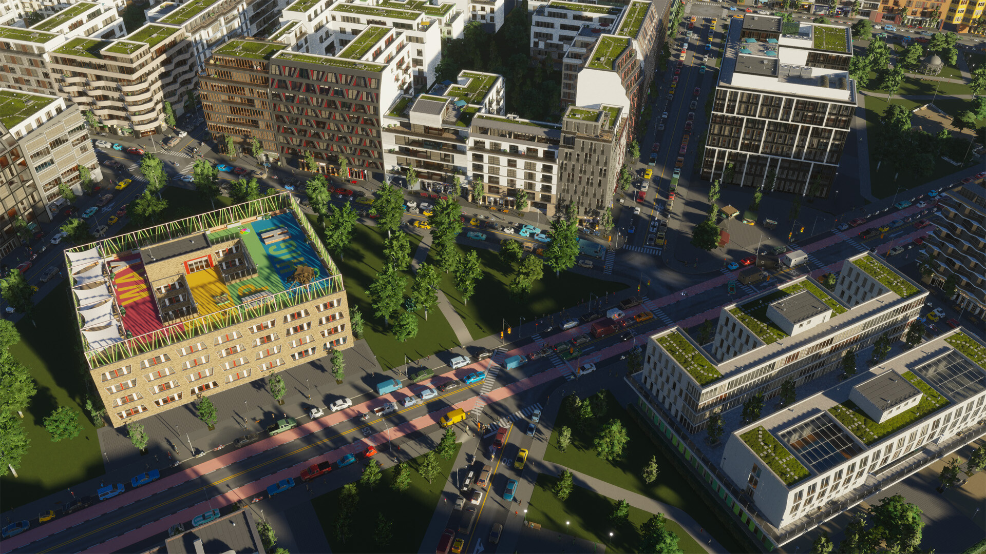 Cities: Skylines II - Creator Pack: Urban Promenades DLC PC Steam CD Key - Screenshot 7