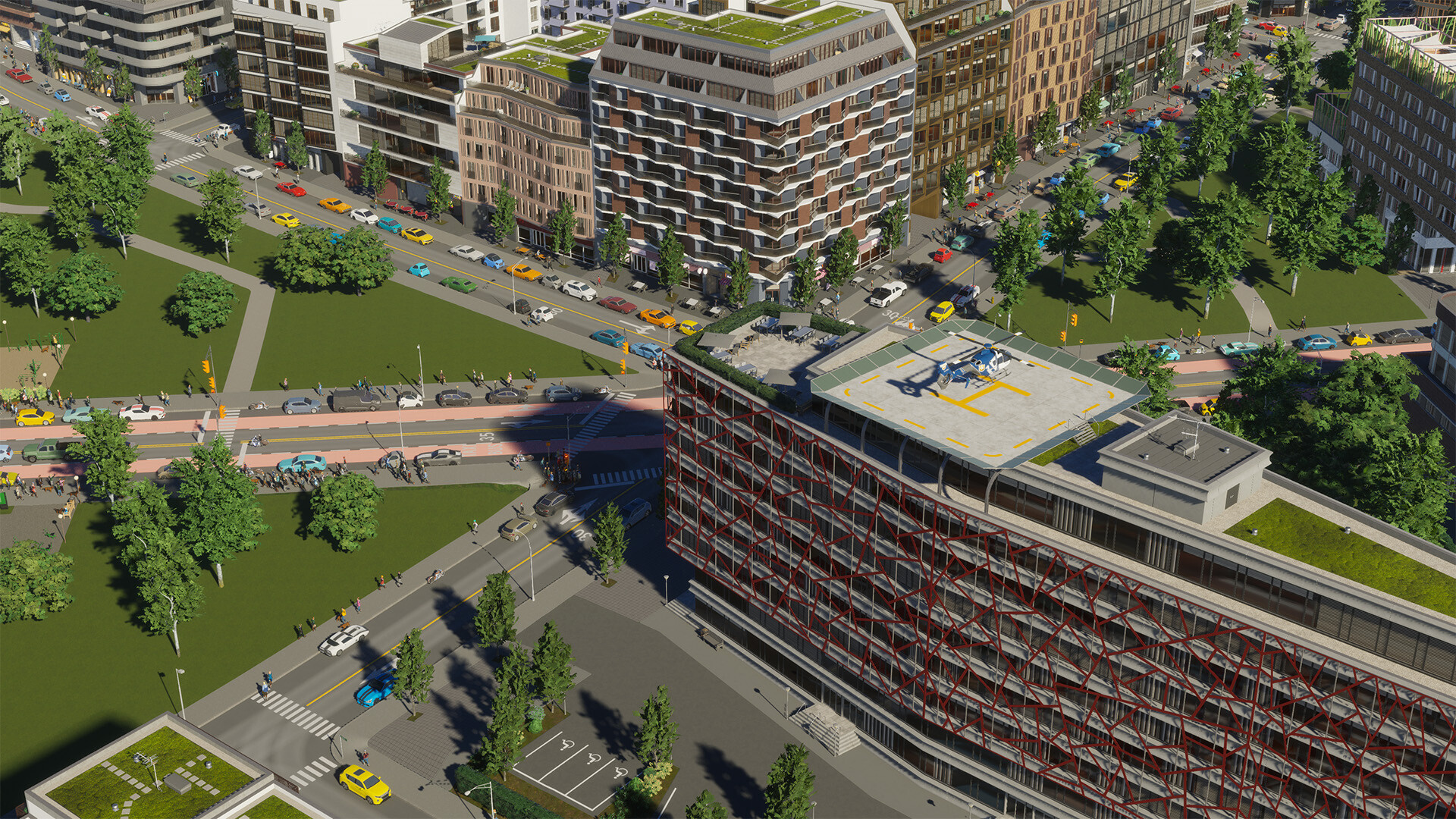 Cities: Skylines II - Creator Pack: Urban Promenades DLC PC Steam CD Key - Screenshot 9