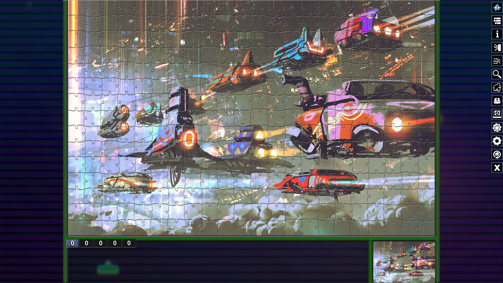 Pixel Puzzles Illustrations & Anime - Jigsaw Pack: Sci-Fi DLC PC Steam CD Key thumbnail 5