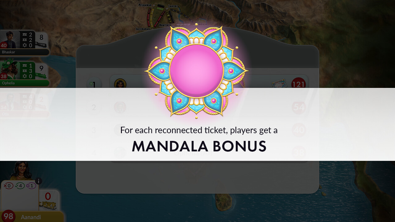 Ticket to Ride - India Expansion DLC PC Steam CD Key thumbnail 6