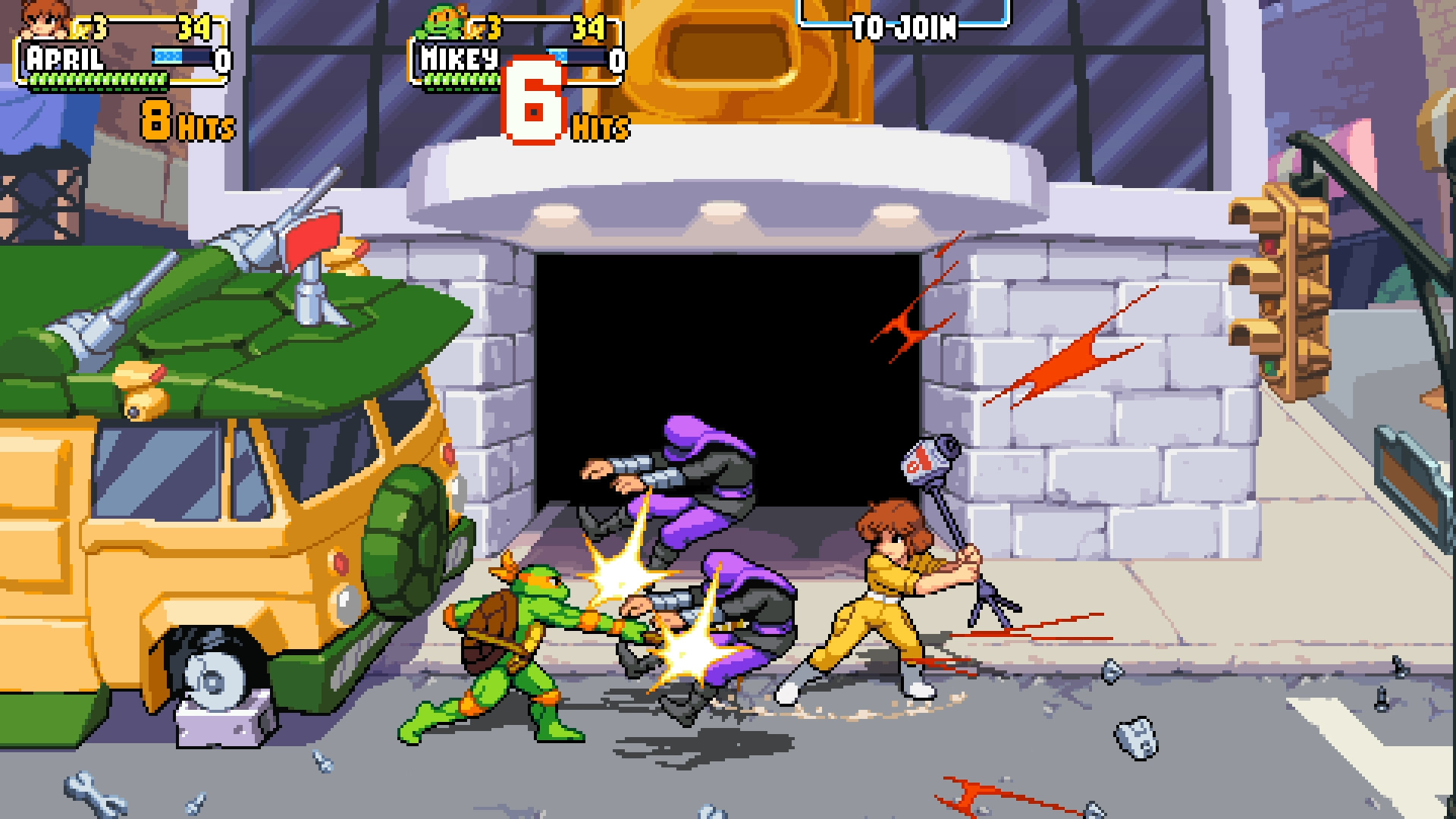 Teenage Mutant Ninja Turtles: Shredder's Revenge Nintendo Switch Online Account Activation - Screenshot 7